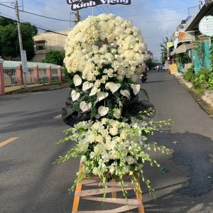 Kệ Chia Buồn Tròn