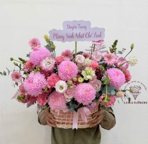 Giỏ SN Tone Hồng