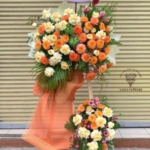 Kệ CM tone Cam Vàng